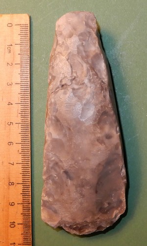 Polished thick butted flint - polished,