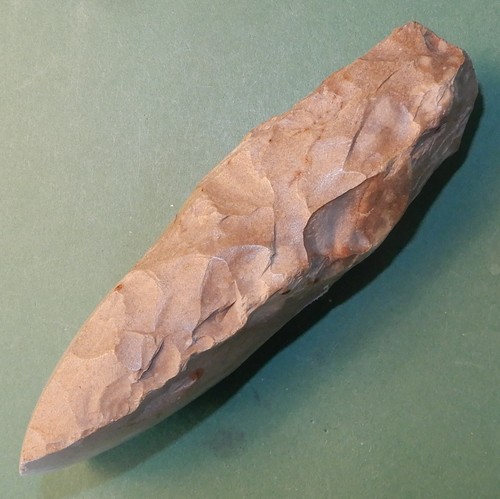 Polished thick butted flint - polished,